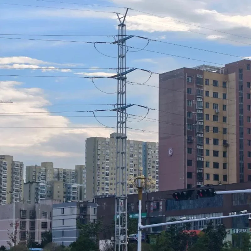 110kV ট্রান্সমিশন লাইন অ্যাঙ্গেল স্টিল টাওয়ার